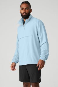 Bundy Alo Yoga Ripstop 1/4 Zip On-Set Blankyt | EBUYKPZ-15