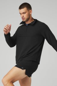 Bundy Alo Yoga Ripstop 1/4 Zip On-Set Černé | MTJWUIB-58