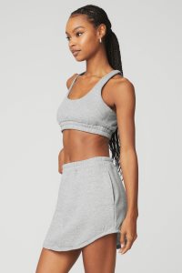 Podprsenky Alo Yoga Scoop Neck Sweatshirt Šedé | VZMCOSB-52