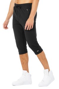 Sportovní Kalhoty Alo Yoga Balance Capri Pant Černé | BCUMLZO-90