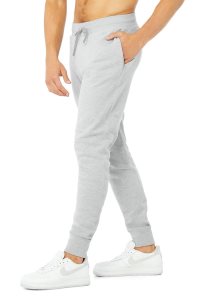 Sportovní Kalhoty Alo Yoga Baseline Sweatpant Šedé | FBVDNML-20