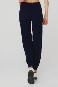 Sportovní Kalhoty Alo Yoga High-Pasem Cashmere Jet Set Pant Tmavě Blankyt | FTGYUZX-81