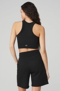 Tílko Alo Yoga Seamless Delight High Neck Černé | WJQKFHI-91