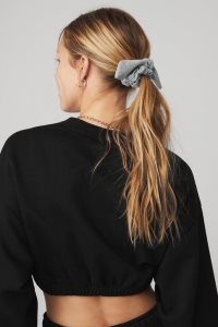 Čelenky Alo Yoga Alosoft Rhythm Scrunchie Šedé | QXBYNGE-53