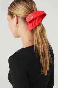 Čelenky Alo Yoga Oversized Scrunchie Červené | GNJWHVB-68