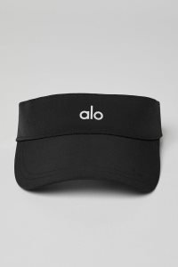 Čepice Alo Yoga Captivate Visor Černé | ROSMHUD-73