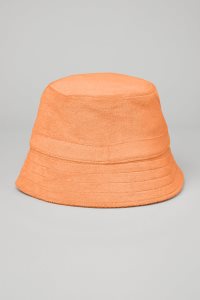 Čepice Alo Yoga Terry Beachside Bucket Oranžové | RNDHJSU-65