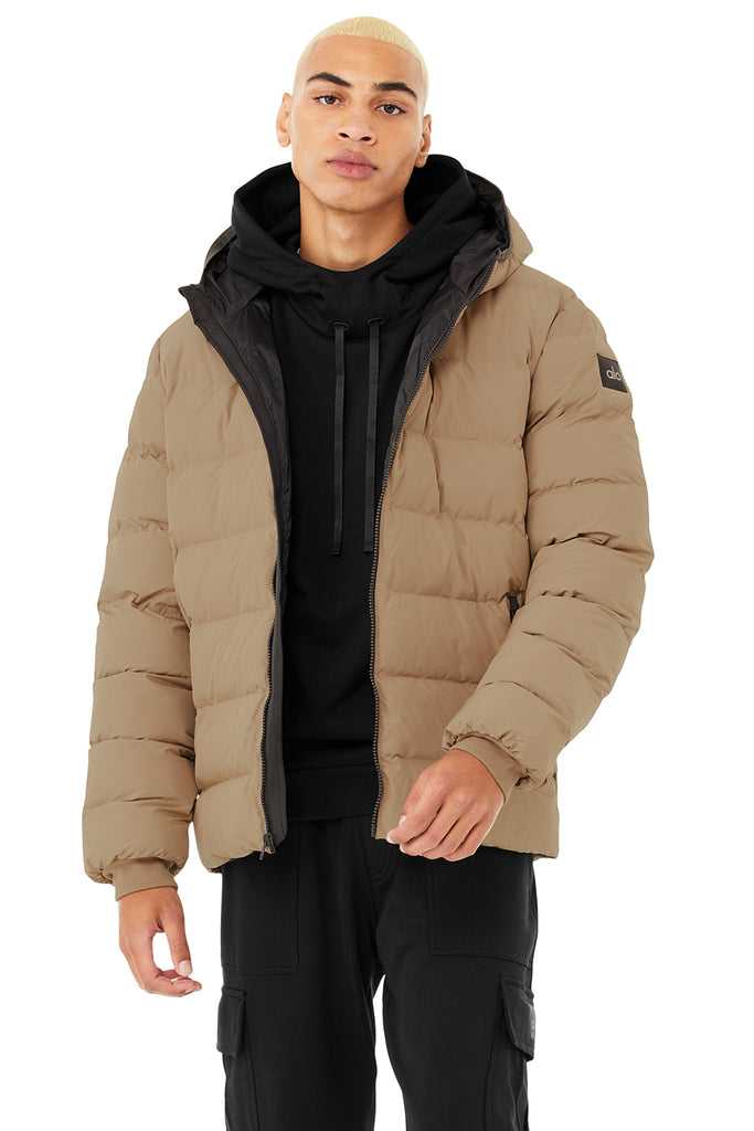 Bundy Alo Yoga Vail Puffer Tmavě Šedé | PEJNDTO-18