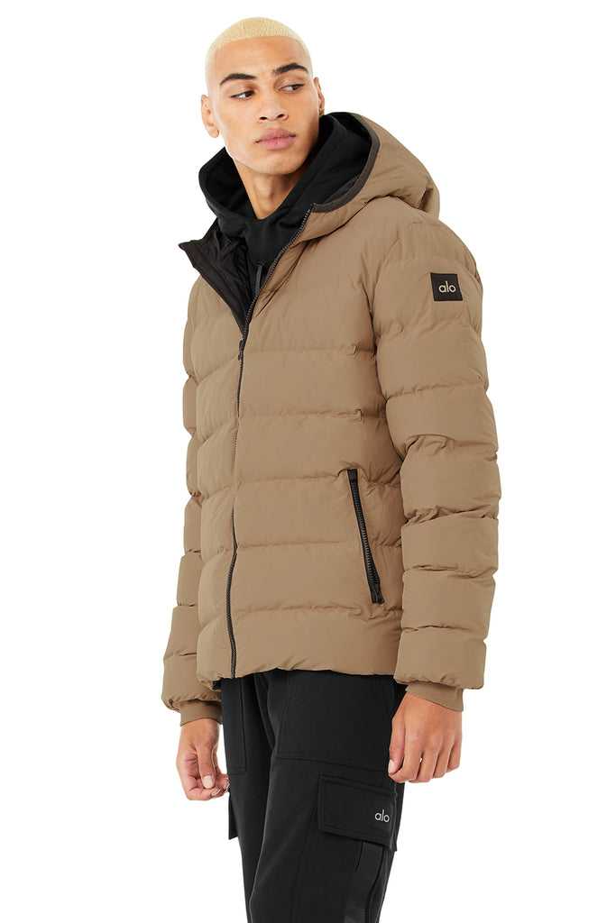 Bundy Alo Yoga Vail Puffer Tmavě Šedé | PEJNDTO-18