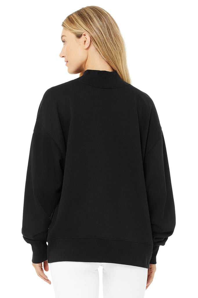 Long Sleeve Alo Yoga Refresh Černé | SNMCJLA-67