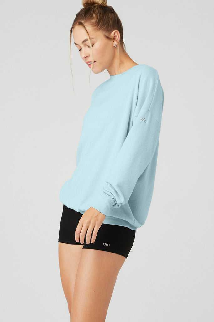 Long Sleeve Alo Yoga Soho Blankyt | EHVTSCG-30