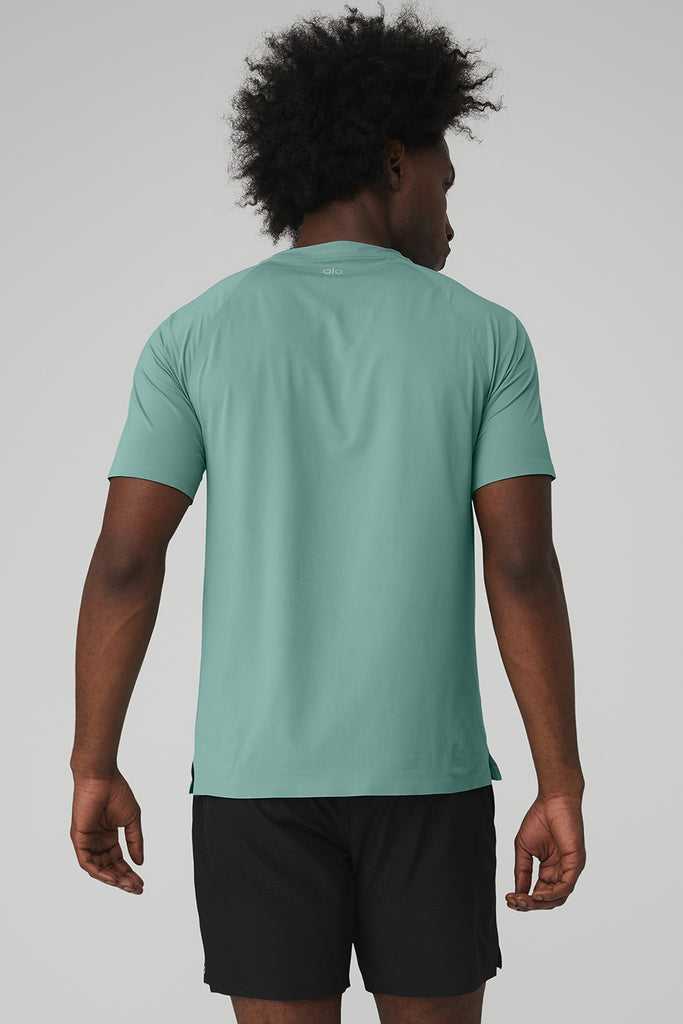 Short Sleeve Alo Yoga Idol Performance Tee Blankyt | SMFOAVE-81