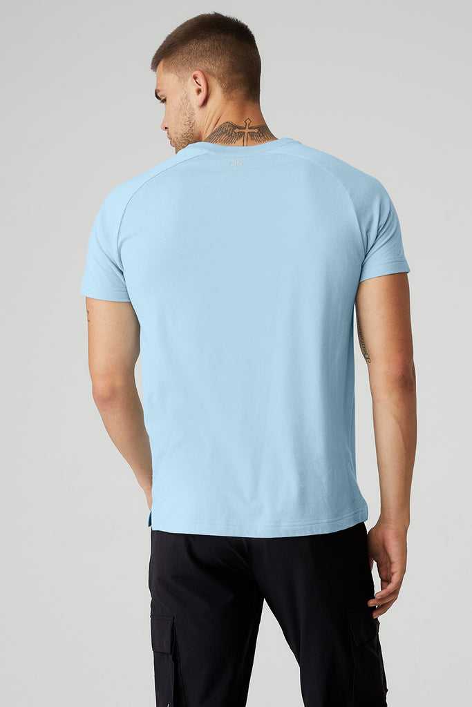 Short Sleeve Alo Yoga The Triumph Crew Neck Tee Blankyt | OUHQDCY-27