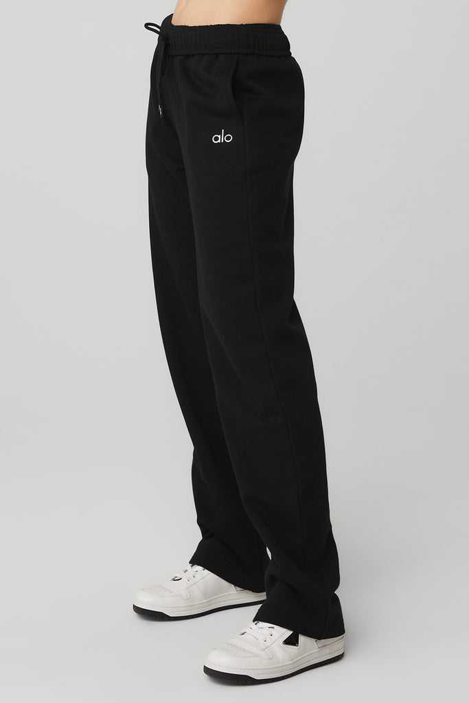 Sportovní Kalhoty Alo Yoga Accolade Rovný Leg Sweatpant Černé | ASBCGIX-94