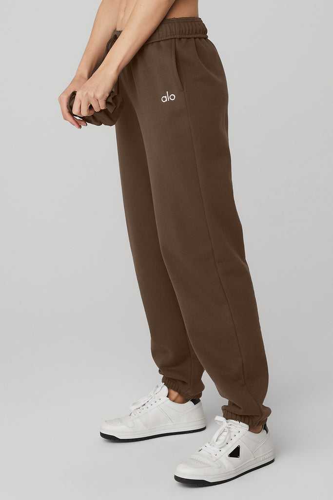 Sportovní Kalhoty Alo Yoga Accolade Sweatpant Káva | CNJBXOQ-94