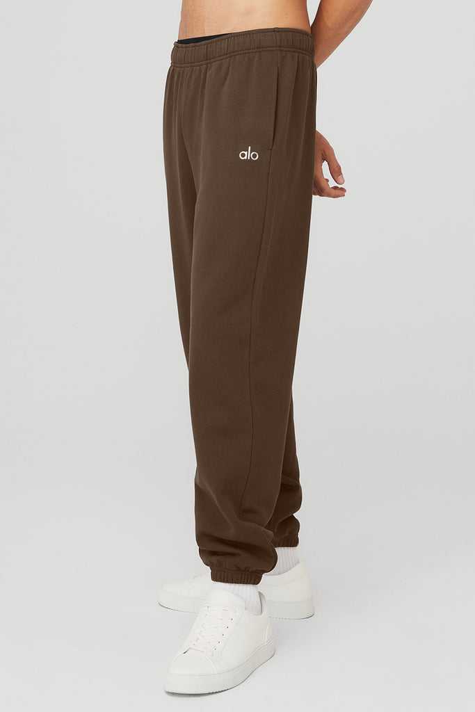 Sportovní Kalhoty Alo Yoga Accolade Sweatpant Káva | WRFJOLD-48