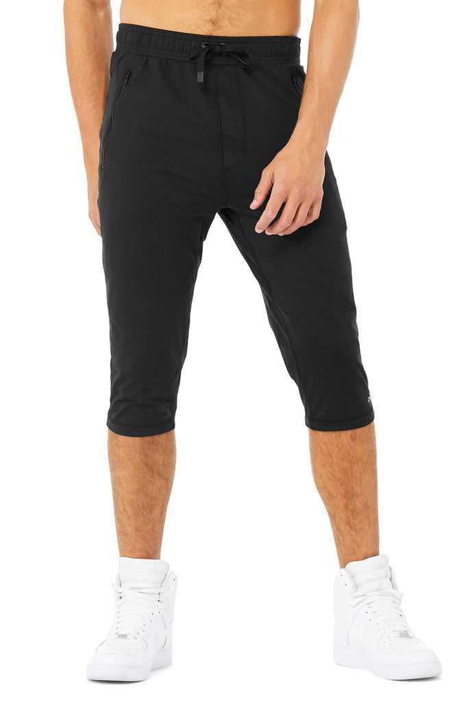 Sportovní Kalhoty Alo Yoga Balance Capri Pant Černé | BCUMLZO-90