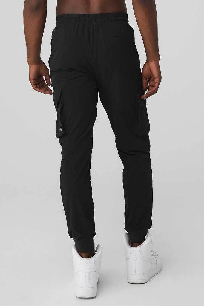 Sportovní Kalhoty Alo Yoga Cargo Division Field Pant Černé | MXUOQZS-86