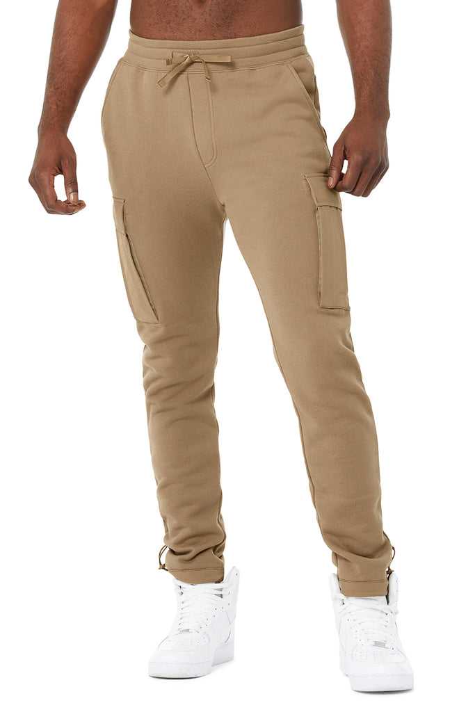 Sportovní Kalhoty Alo Yoga Cargo Traverse Sweatpant Hnědožlutý | JYCAVXW-48