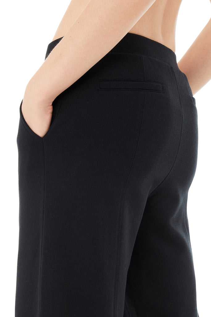 Sportovní Kalhoty Alo Yoga High-Pasem Trouser Široké Leg Pant Černé | LYKIFRV-54