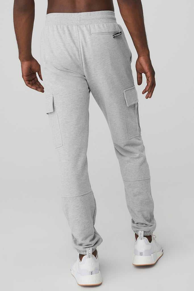 Sportovní Kalhoty Alo Yoga Highline Cargo Sweatpant Šedé | EXRCKIU-51