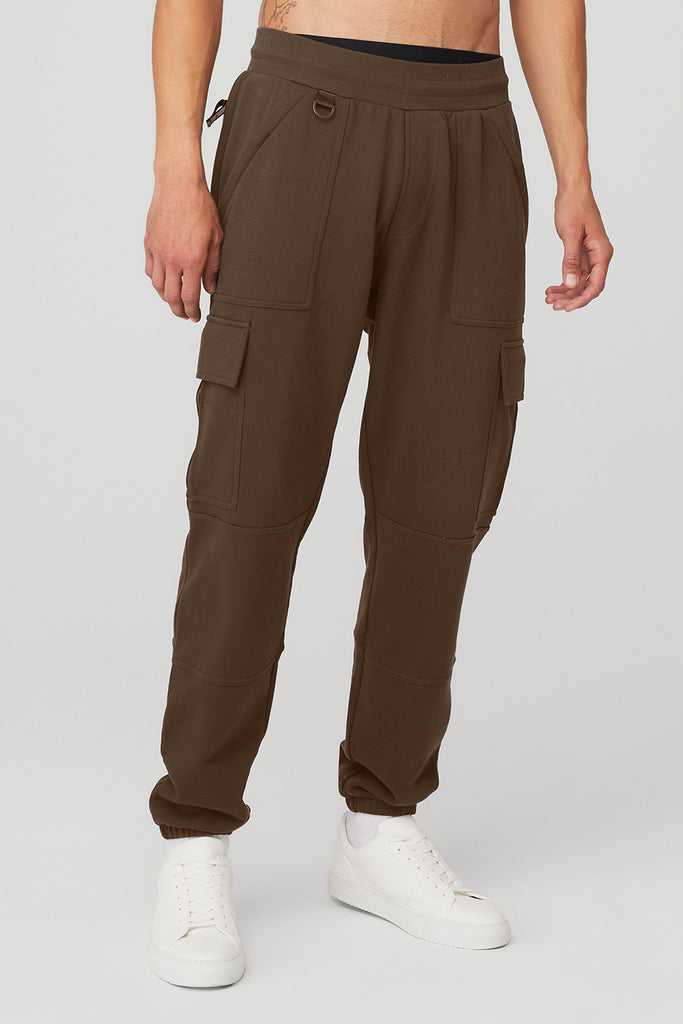 Sportovní Kalhoty Alo Yoga Highline Cargo Pant Káva | VBGAQFC-54