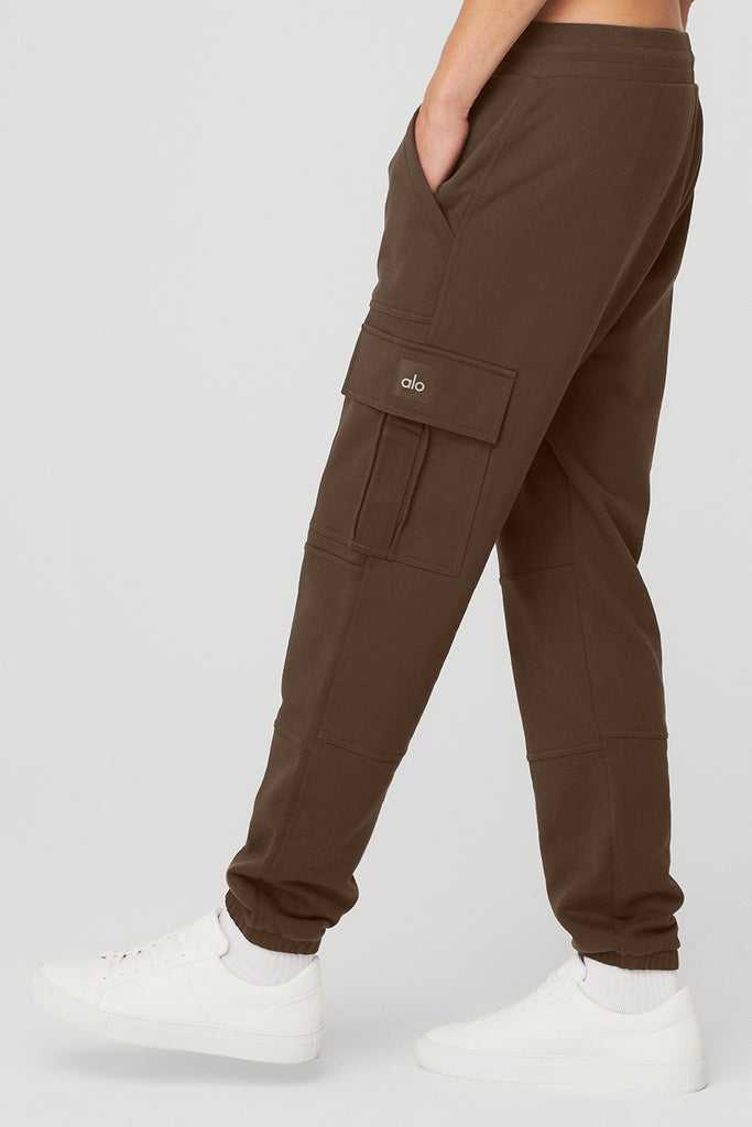 Sportovní Kalhoty Alo Yoga Highline Cargo Pant Káva | VBGAQFC-54