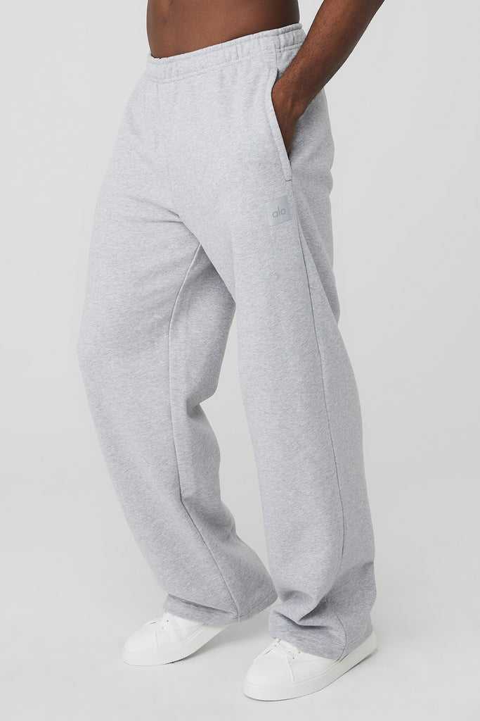 Sportovní Kalhoty Alo Yoga Renown Heavy Weight Sweatpant Šedé | JDQLZPM-32