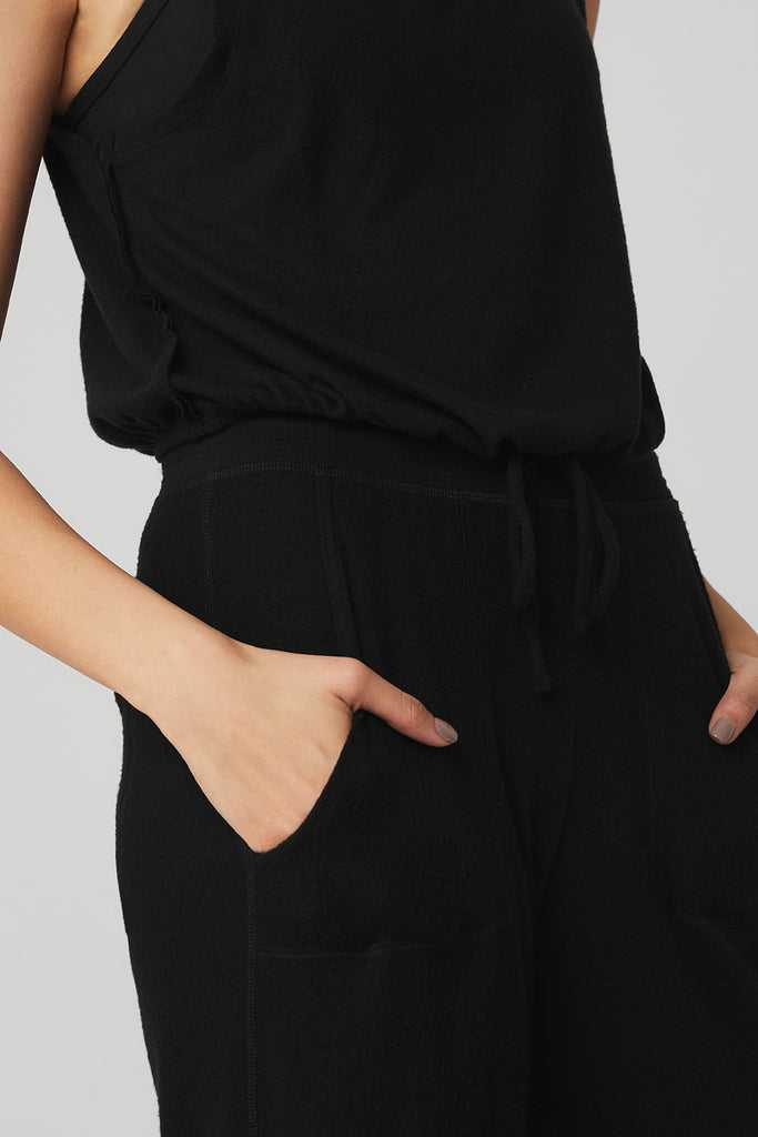 Sportovní Kalhoty Alo Yoga Soho Sweatpant Černé | MYHFOKJ-90