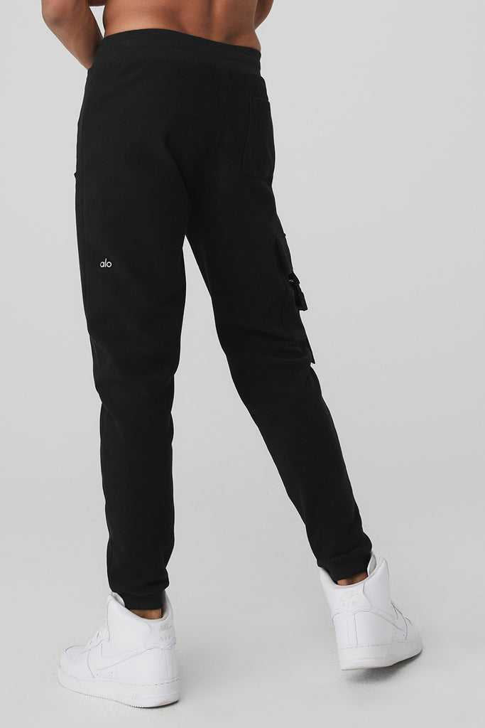 Sportovní Kalhoty Alo Yoga Streetside Sweatpant Černé | QSBRYAX-14