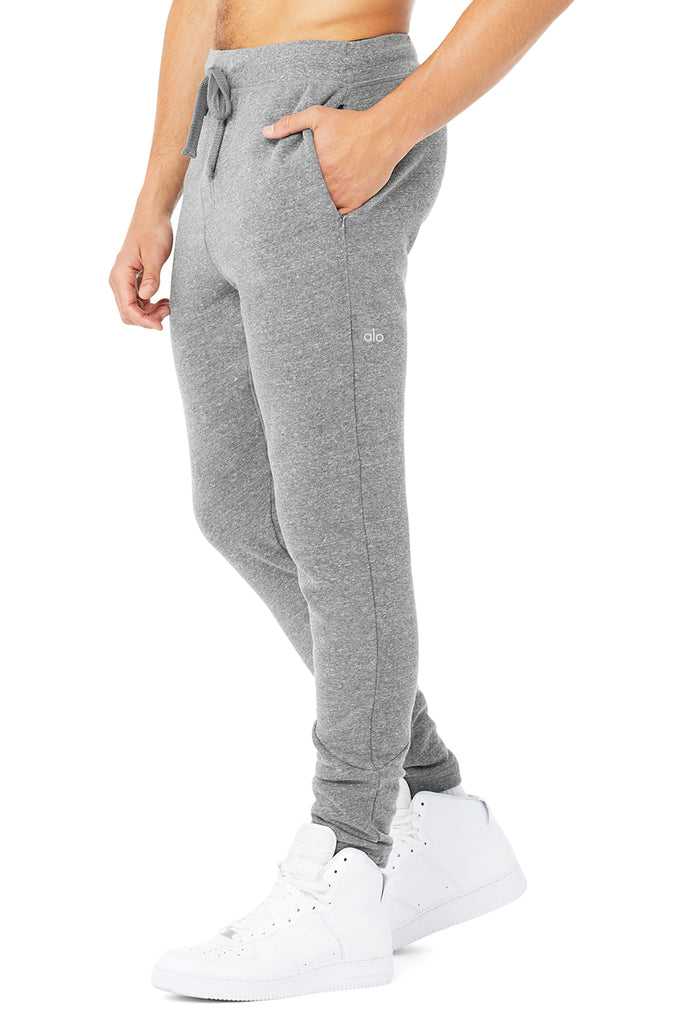 Sportovní Kalhoty Alo Yoga The Triumph Sweatpant Šedé | RPSNHAO-91