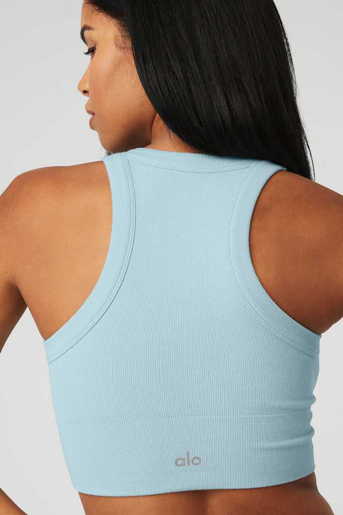 Tílko Alo Yoga Seamless Delight High Neck Blankyt | AWSYJRU-48