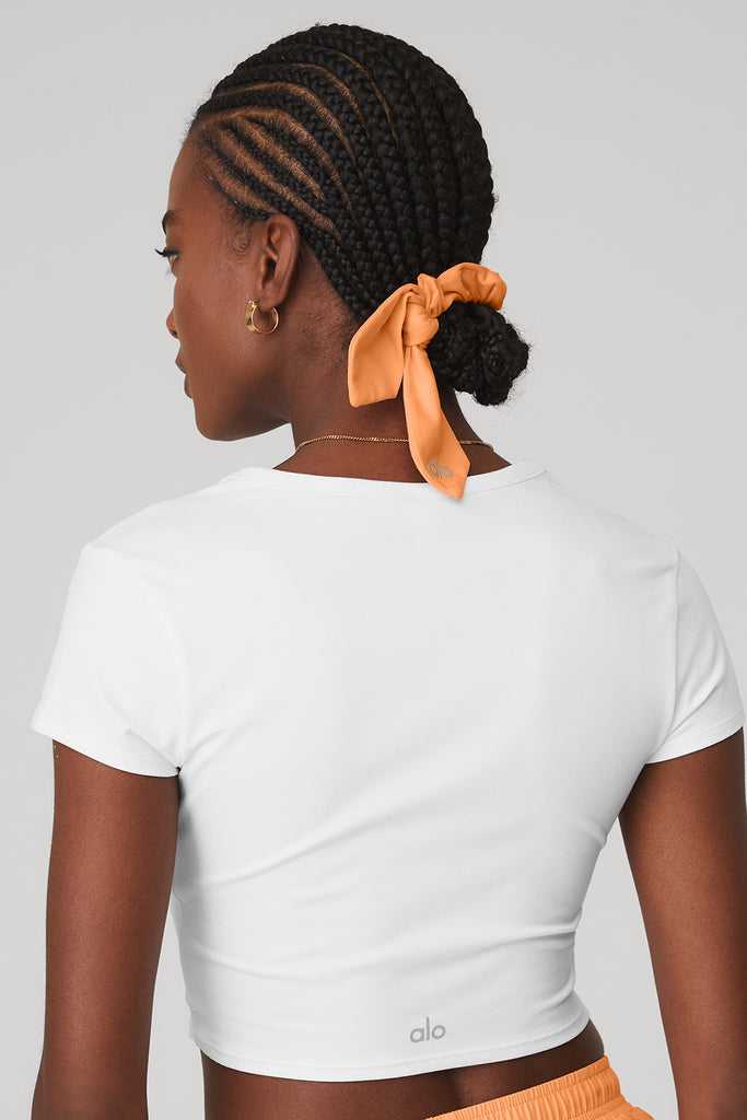 Čelenky Alo Yoga Alosoft Rhythm Scrunchie Oranžové | MGXZLOT-73