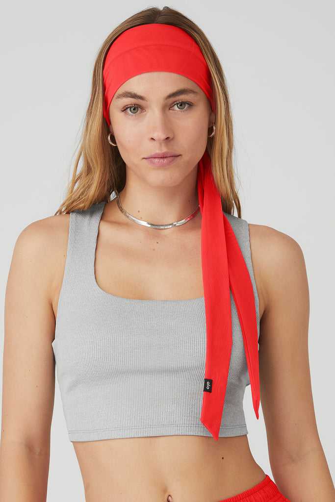 Čelenky Alo Yoga Fresh Mesh Tie Červené | JCLIBPN-13