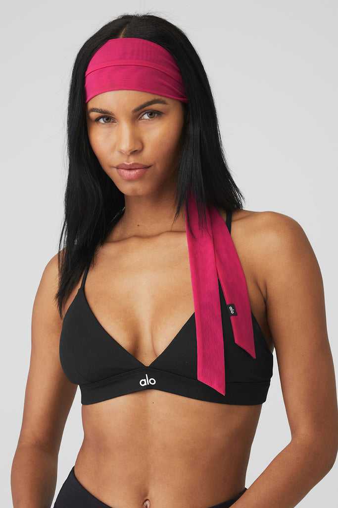 Čelenky Alo Yoga Fresh Mesh Tie Červené | PLWQAKH-98