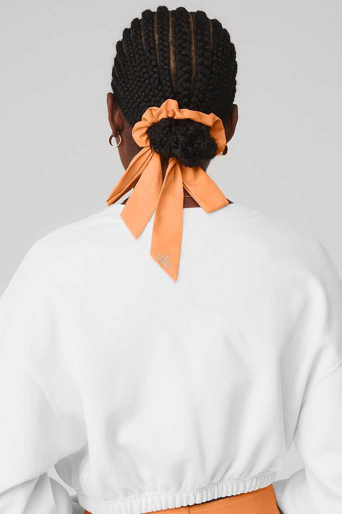 Čelenky Alo Yoga Love Knots Tie Scrunchie Oranžové | LHSOPDM-12