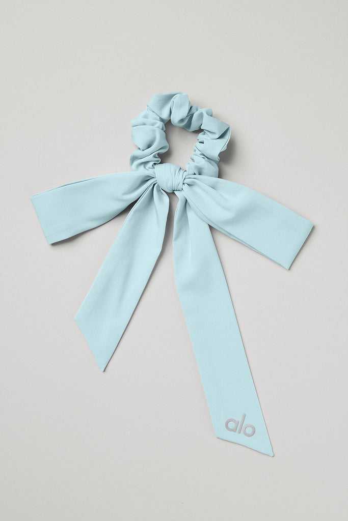 Čelenky Alo Yoga Love Knots Tie Scrunchie Blankyt | VHJAGET-10