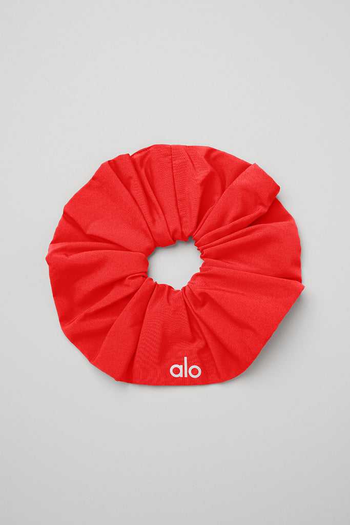 Čelenky Alo Yoga Oversized Scrunchie Červené | GNJWHVB-68