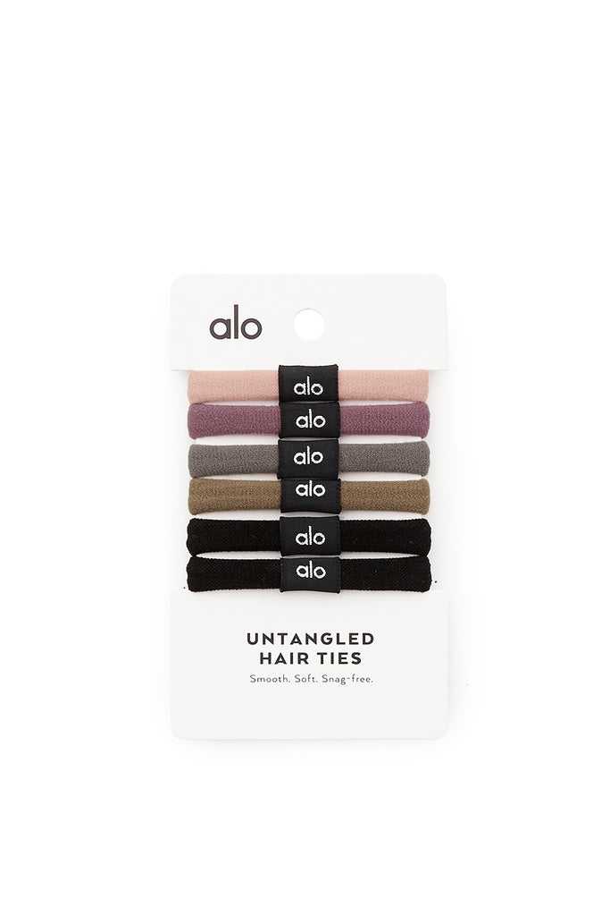 Čelenky Alo Yoga Untangled Hair Tie 6-Pack Béžový Viacfarebný | LHFPYJC-35