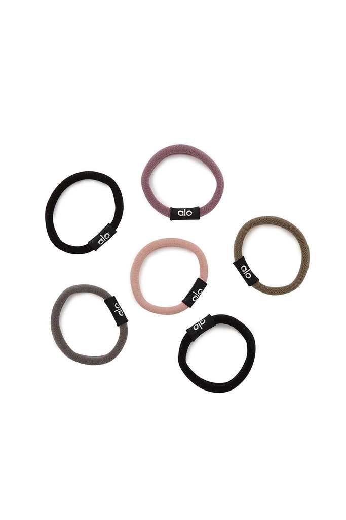 Čelenky Alo Yoga Untangled Hair Tie 6-Pack Béžový Viacfarebný | LHFPYJC-35