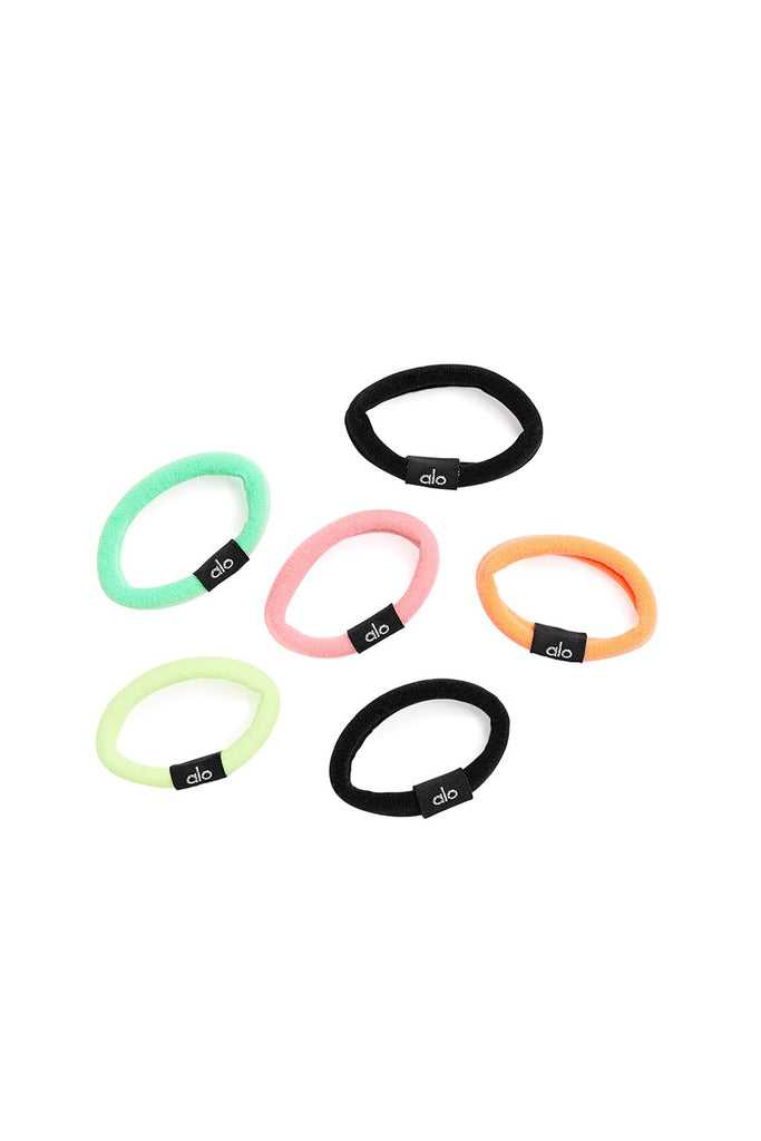 Čelenky Alo Yoga Untangled Hair Tie 6-Pack Viacfarebný | NLXOGUB-12